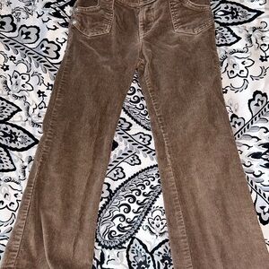 Brown Corduroy Women's Jeans